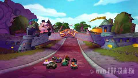 ���� ��� PSP Crash Tag Team Racing