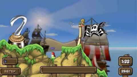 ���� ��� PSP Worms: Open Warfare 2