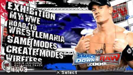 ���� ��� PSP WWE Smackdown VS RAW 2009